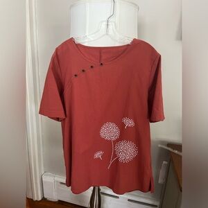 Cotton polyester blend  top